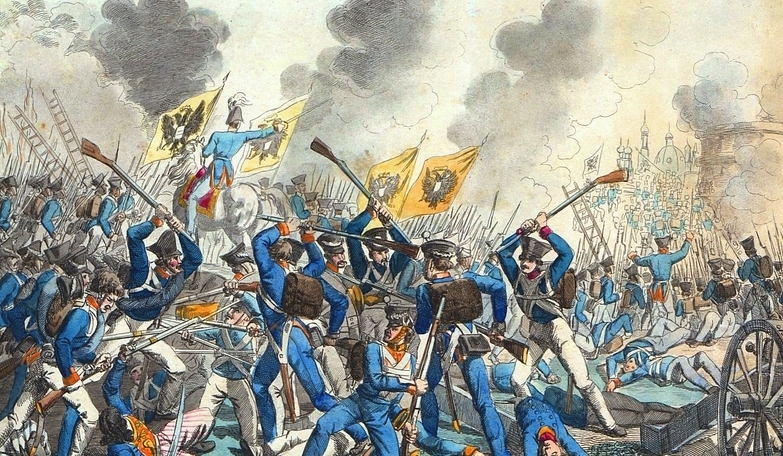 Russische aanval op Warschau in 1831